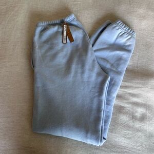 SKIMS Cotton Fleece Jogger XXS (Periwinkle)